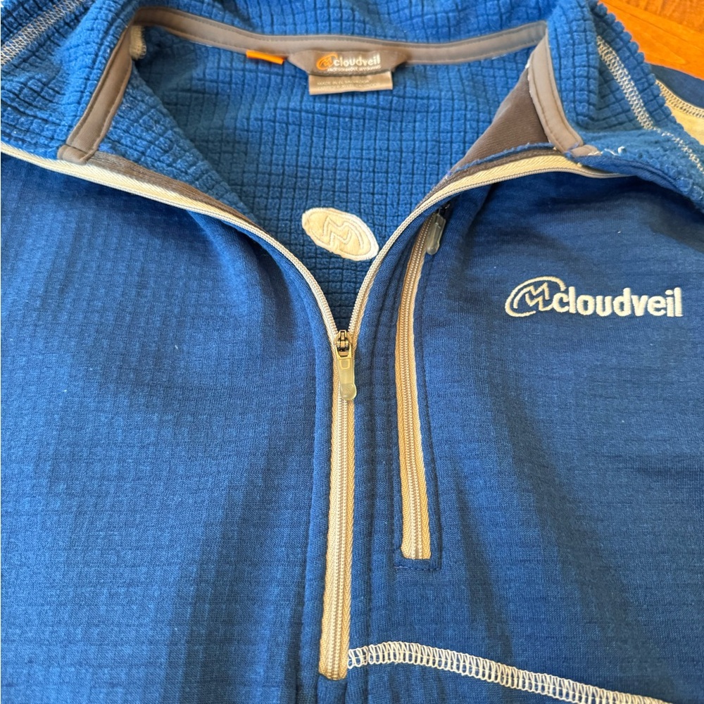 Cloudveil Blue And Gray Pullover - image 5